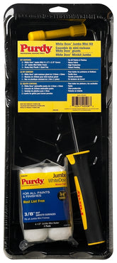 Purdy White Dove 14C810610 Jumbo Mini Paint Roller Kit, Plastic, 4-Piece
